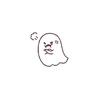 💡 emoji ⌕ ⎙ ͎ ᥴᥕᥙtιᥱ gh᥆᥉t ˖𓍢 @blueysticky Telegram sticker 11 of 22