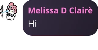 🤙 emoji Melissa sedang mengetik.... Telegram sticker 8 of 11