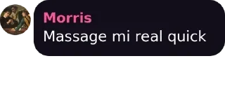 Sticker from Morris