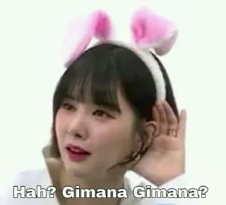 🙈 emoji Meme Gfriend by @Gfriend_Yeochin Telegram sticker 5 of 25