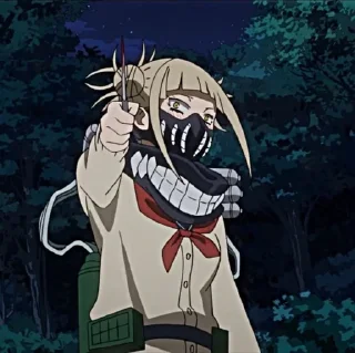 😎 emoji 🔥Himiko toga🔥 4 Ü 🐻BAM🐻 Telegram sticker 15 of 100
