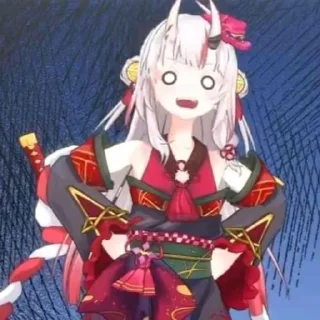 😆 emoji Nakiri Ayame @dwipaa11 Telegram sticker 22 of 64