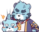 👊 emoji 全兽出击 F2+A Telegram sticker 10 of 15