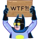 🤬 emoji Batman vs. Life crisis | [@iblame] Telegram sticker 11 of 35
