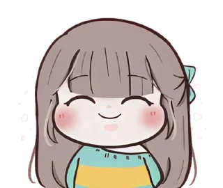 💭 emoji ❲ ⎙ @crmll06 ❳ Chᥙbbᥡ gιrᥣ 2 Telegram sticker 19 of 40
