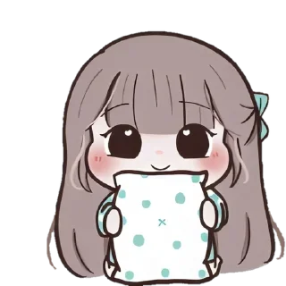 💭 emoji ❲ ⎙ @crmll06 ❳ Chᥙbbᥡ gιrᥣ 2 Telegram sticker 16 of 40