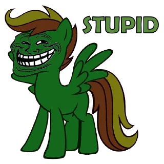 😉 emoji Pepe troll Telegram sticker 7 of 9