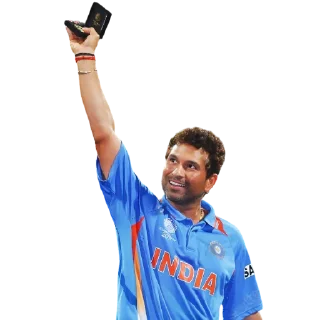 ✋ emoji Cricket Worldcup 2011 ❤️ 🇮🇳 - @CricCollections Telegram sticker 16 of 120