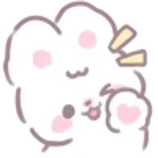 Sticker from Cloudy Kitty 💗 [@CuteStickerStore]