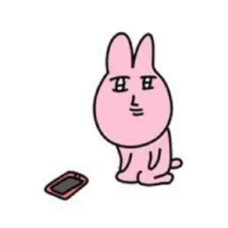 🥲 emoji MyFriendRabbitz @urieloriel Telegram sticker 15 of 79
