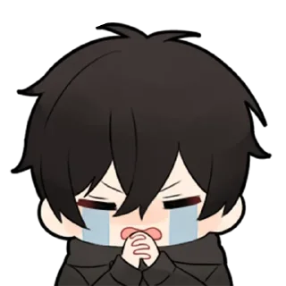 😭 emoji Chibi couple || @mnuvq Telegram sticker 19 of 120