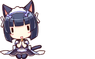 😘 emoji Nekopara Mini Stickers Telegram sticker 9 of 10
