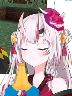 🙏 emoji Nakiri Ayame @dwipaa11 Telegram sticker 13 of 64