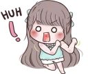 😱 emoji Baby Chubby Girl [ ENG Ver. ] @bistic Telegram sticker 5 of 40