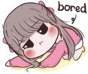 🙁 emoji Baby Chubby Girl [ ENG Ver. ] @bistic Telegram sticker 12 of 40