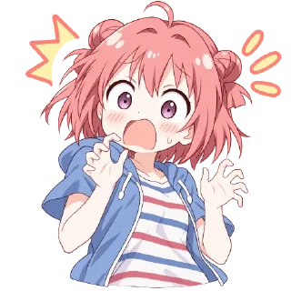 😱 emoji 赤座あかり Telegram sticker 18 of 53