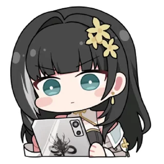 👇 emoji 鸣潮表情包 @zhaxia_cn Telegram sticker 16 of 16