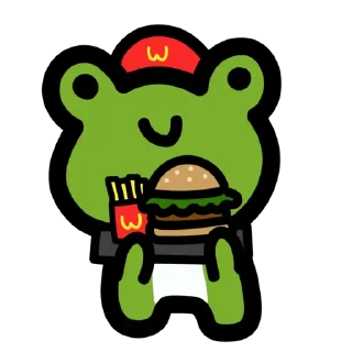 🍟 Baby Gecko, Telegram sticker 23 of 52