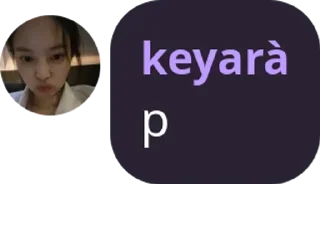 Sticker from key cakep
