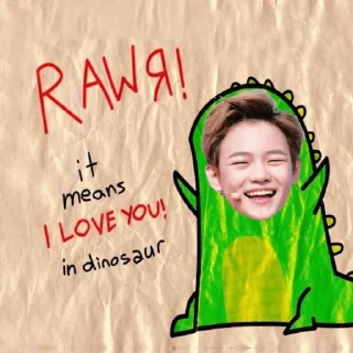 🦖 emoji rαwr ver nct dreαm ∷ @SPOILEDKIDS Telegram sticker 3 of 7