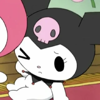 🦩 melody kuromi??!!!!!!, стікер Telegram 20 з 42