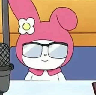 🦩 melody kuromi??!!!!!!, стікер Telegram 18 з 42