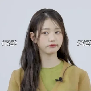 😓 emoji Wonyoung Telegram sticker 19 of 29