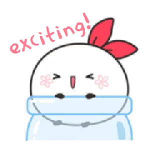 😄 emoji chick & bunny | @cutestickers4you Telegram sticker 3 of 20