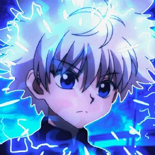 😇 emoji killua @wallgun Telegram sticker 8 of 43