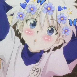 🥶 emoji killua @wallgun Telegram sticker 14 of 43