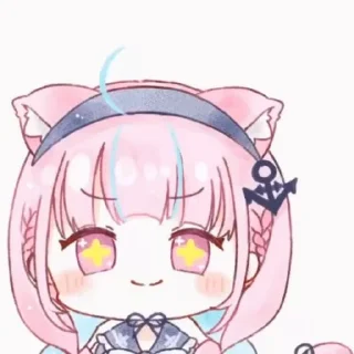 Sticker from Minato Aqua @Phospyvilla_cafe