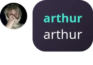 🖤 emoji arthur gtg Telegram sticker 10 of 39
