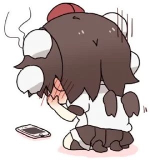 🥰 emoji 射命丸文 Telegram sticker 13 of 49