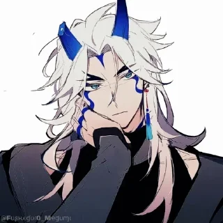 💠 emoji 『GENSHIN』 @Fushigur0_Megumi Telegram sticker 10 of 90