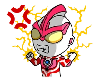 Sticker from Ultraman Animation