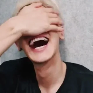 😂 emoji Chanyeol Laughs @editorsagaz Telegram sticker 19 of 22