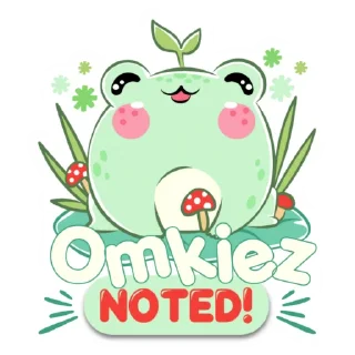 Sticker from @im_miyoru free froggy