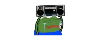 😭 emoji Peepo Emotes Telegram sticker 17 of 87