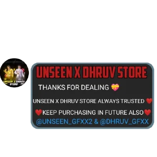 Sticker from UNSEENxDHRUV STORE