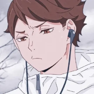 Sticker from oikawa by ; @stikeranimeniebg