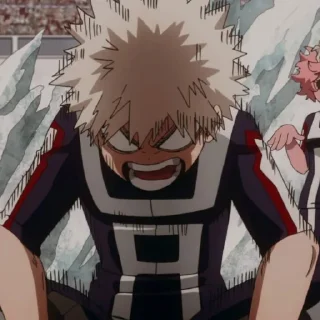 ⛓ emoji Bakugo by @stikeranimeniebg Telegram sticker 20 of 39