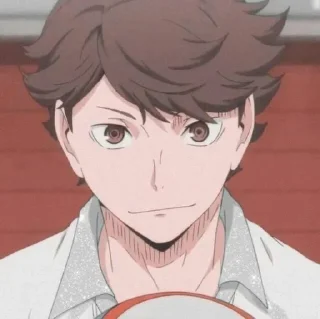 🏐 emoji oikawa by ; @stikeranimeniebg Telegram sticker 7 of 21
