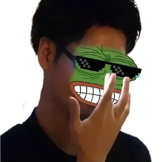 🍃 emoji PePe ThE FrOg Telegram sticker 8 of 40