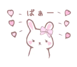 🐰 emoji ㅤㅤ          ˖ これは   @stikie ♡ Telegram sticker 6 of 48