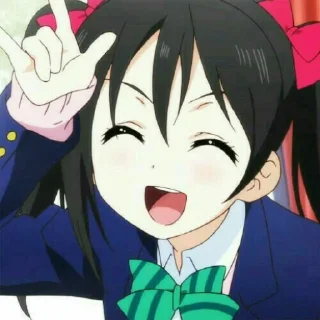 🦩 emoji Nico Yazawa - @TikelAnimeXixixi Telegram sticker 11 of 47