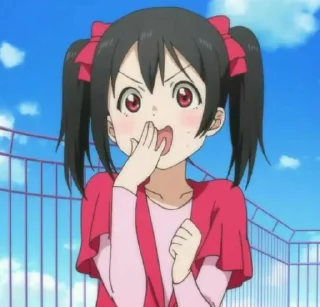 🦩 emoji Nico Yazawa - @TikelAnimeXixixi Telegram sticker 17 of 47