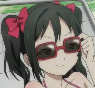 🦩 emoji Nico Yazawa - @TikelAnimeXixixi Telegram sticker 22 of 47