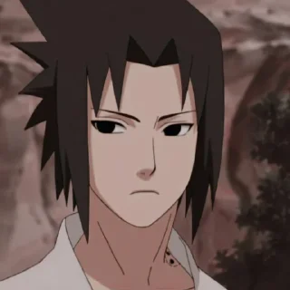 😒 emoji uchiha sasuke Telegram sticker 5 of 20