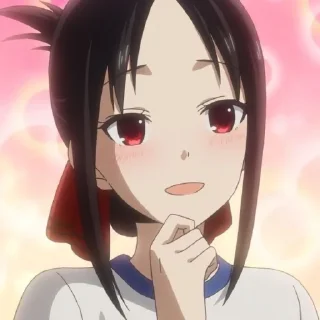 😊 emoji Kaguya Shinomiya Telegram sticker 13 of 30