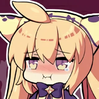 😟 emoji Ark Order Sticker (By @TamamoNoMaeOfficial) Telegram sticker 12 of 64